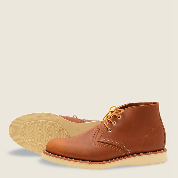 Zapatos Red Wing Heritage Hombre Marrom - Work - Chukka-Iginal Cuero - 081-ETMZKN